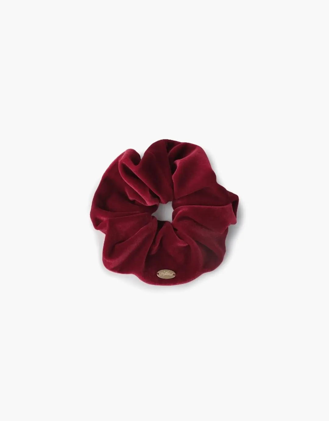 드파운드 soft velvet scrunchie - dark red (L) 상품 이미지 2