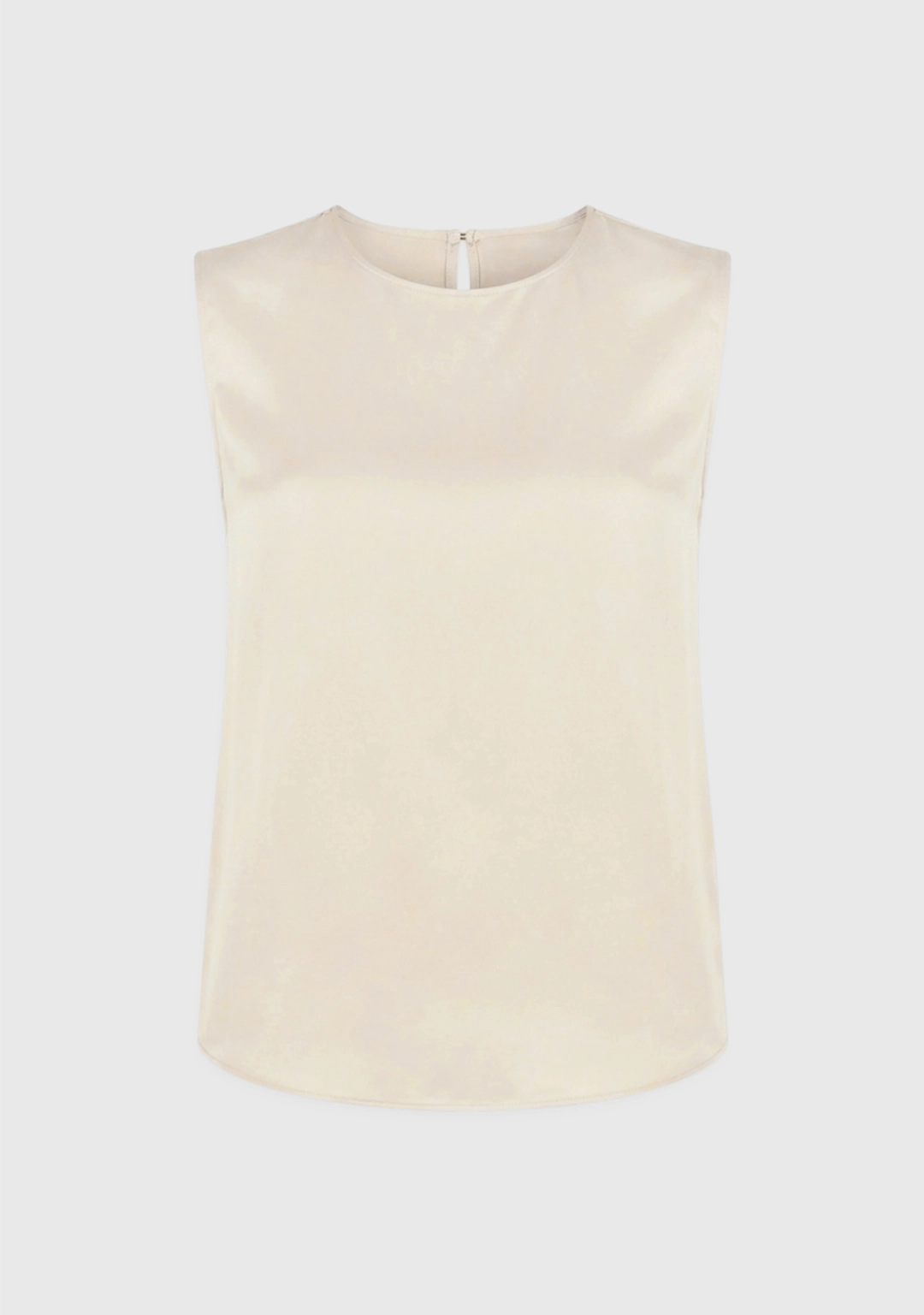 아상 Lisse Satin Blouse Beige 상품 이미지 1