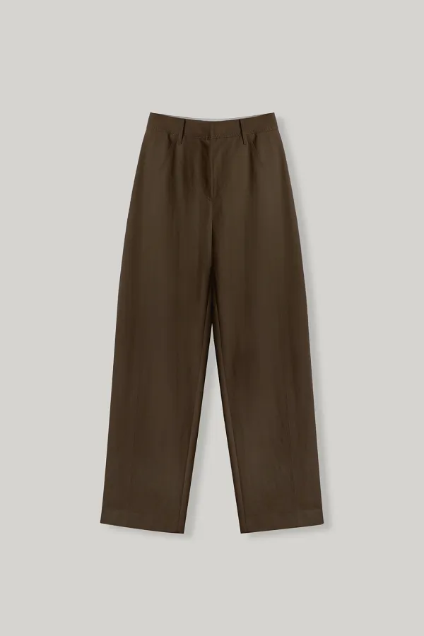 Joel Curved Cotton Pants