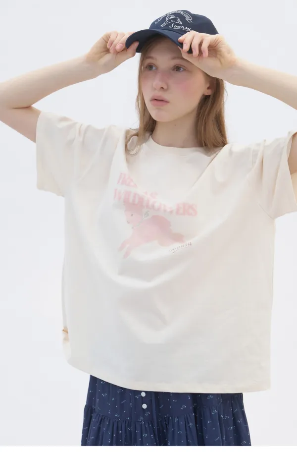 Freely Tshirt Cream (2nd)