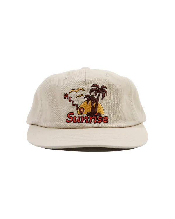 Palm Tree Logo 6Panel Cap_Beige
