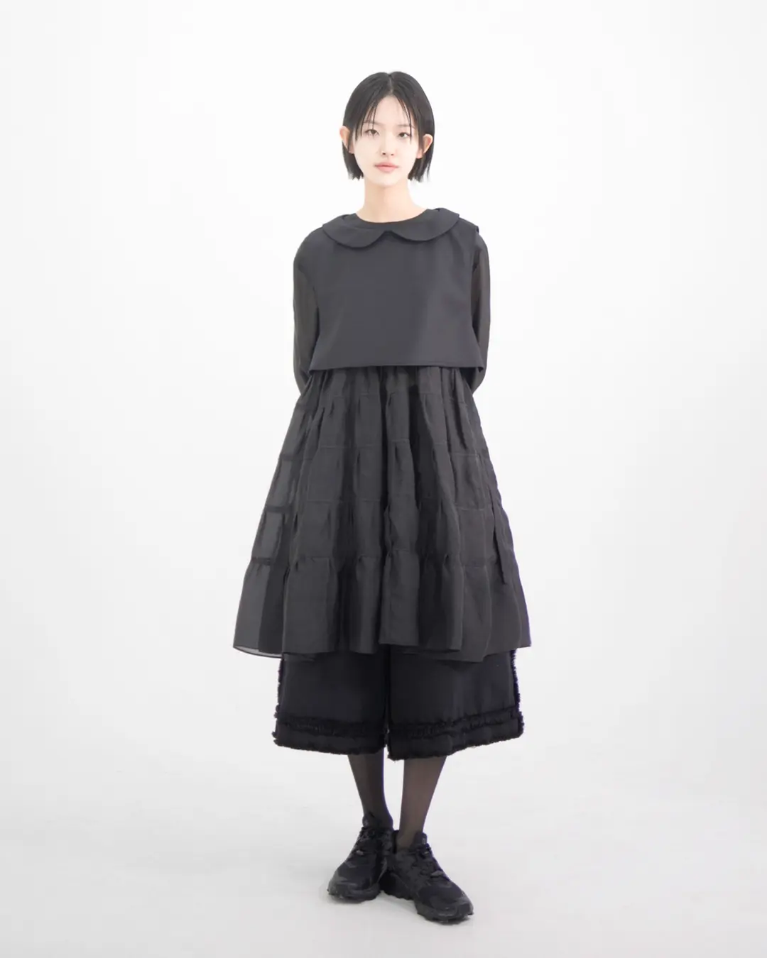 유노이아 low collar crop vest 상품 이미지 2