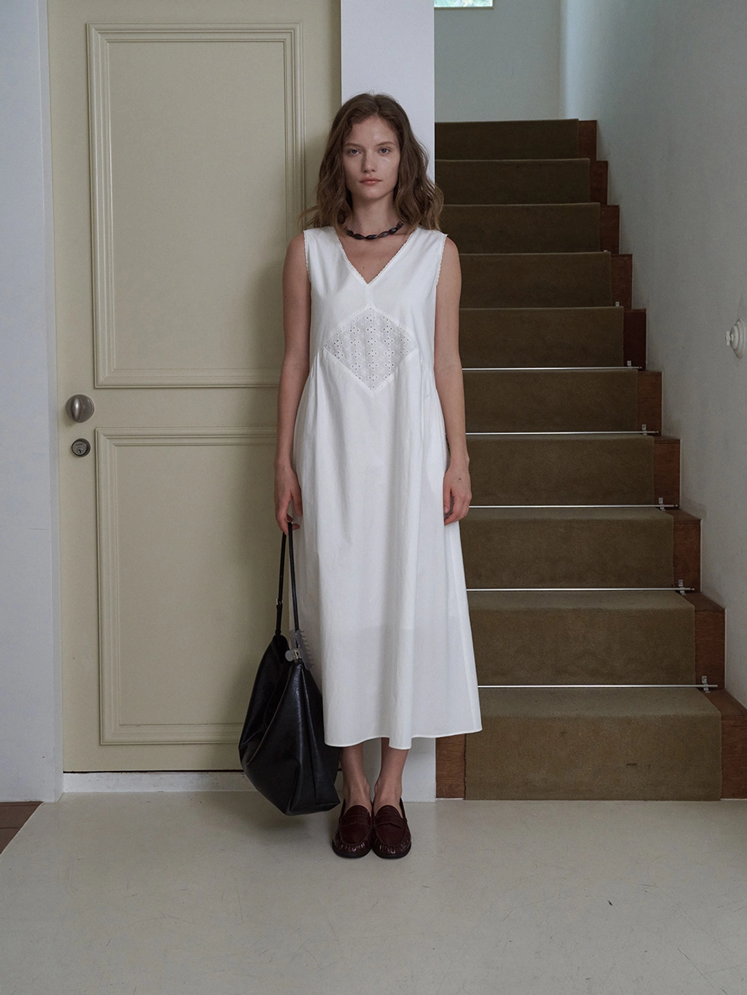 프랑메리코 Foin Maxi Dress - Ivory 상품 이미지 1