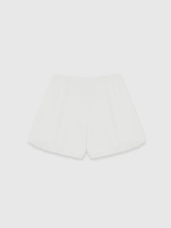Lace Terry Shorts (White)