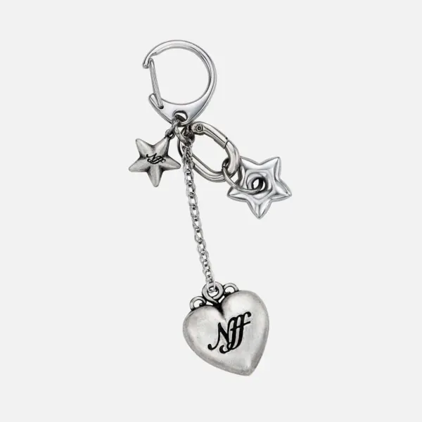 yearning keyring-black silver