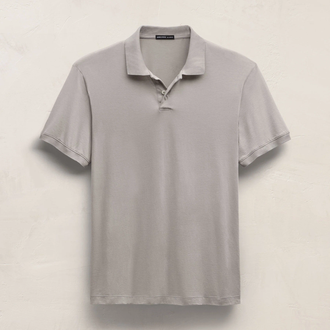 제임스펄스 Luxe Lotus Jersey Polo - Fog 상품 이미지 1