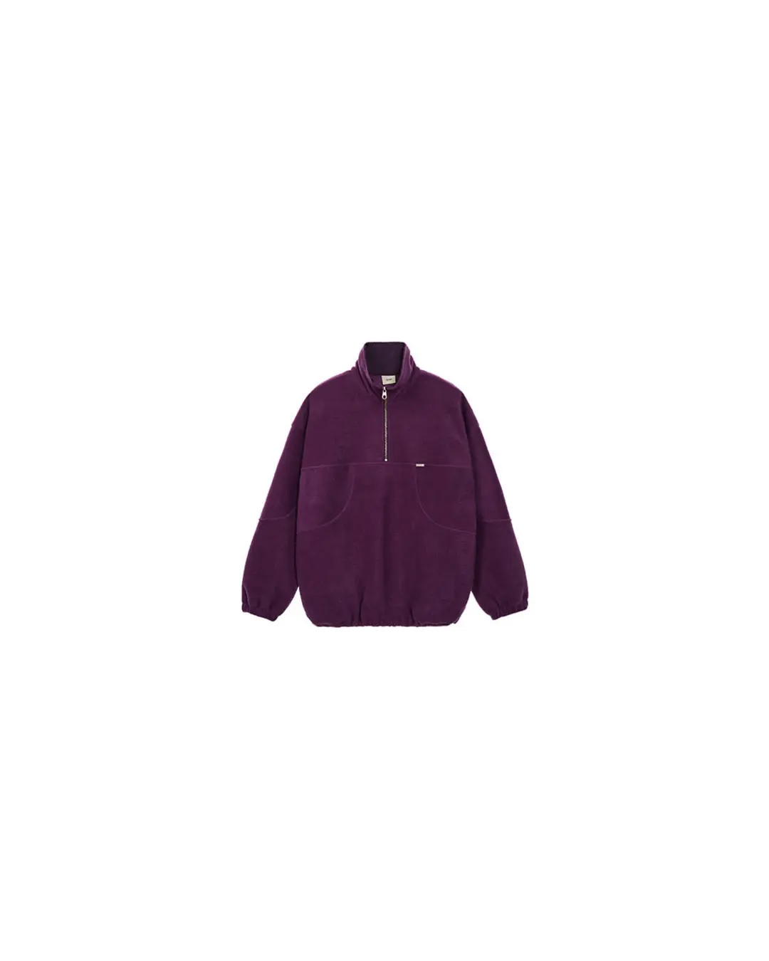 쏘이르 FLEECE HALF ZIP UP - PURPLE 상품 이미지 3