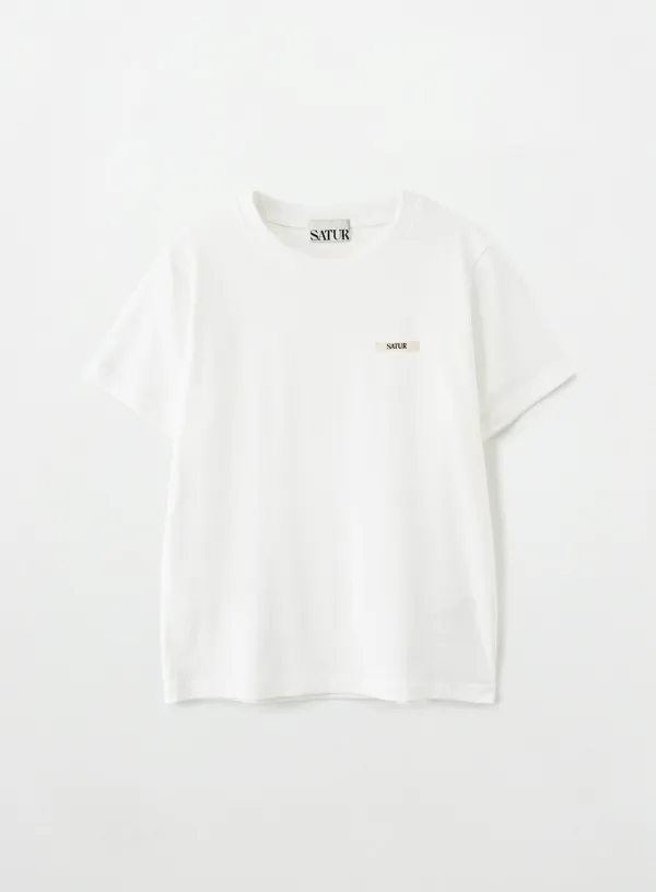 [신예은 Pick] (W) Supima Basic Crewneck T-Shirt - White