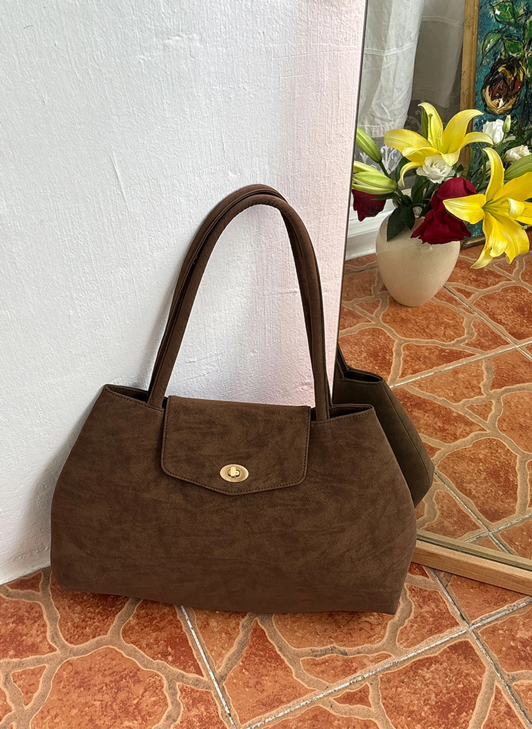 루루서울 Classic Pili Bag (Brown) 상품 이미지 3