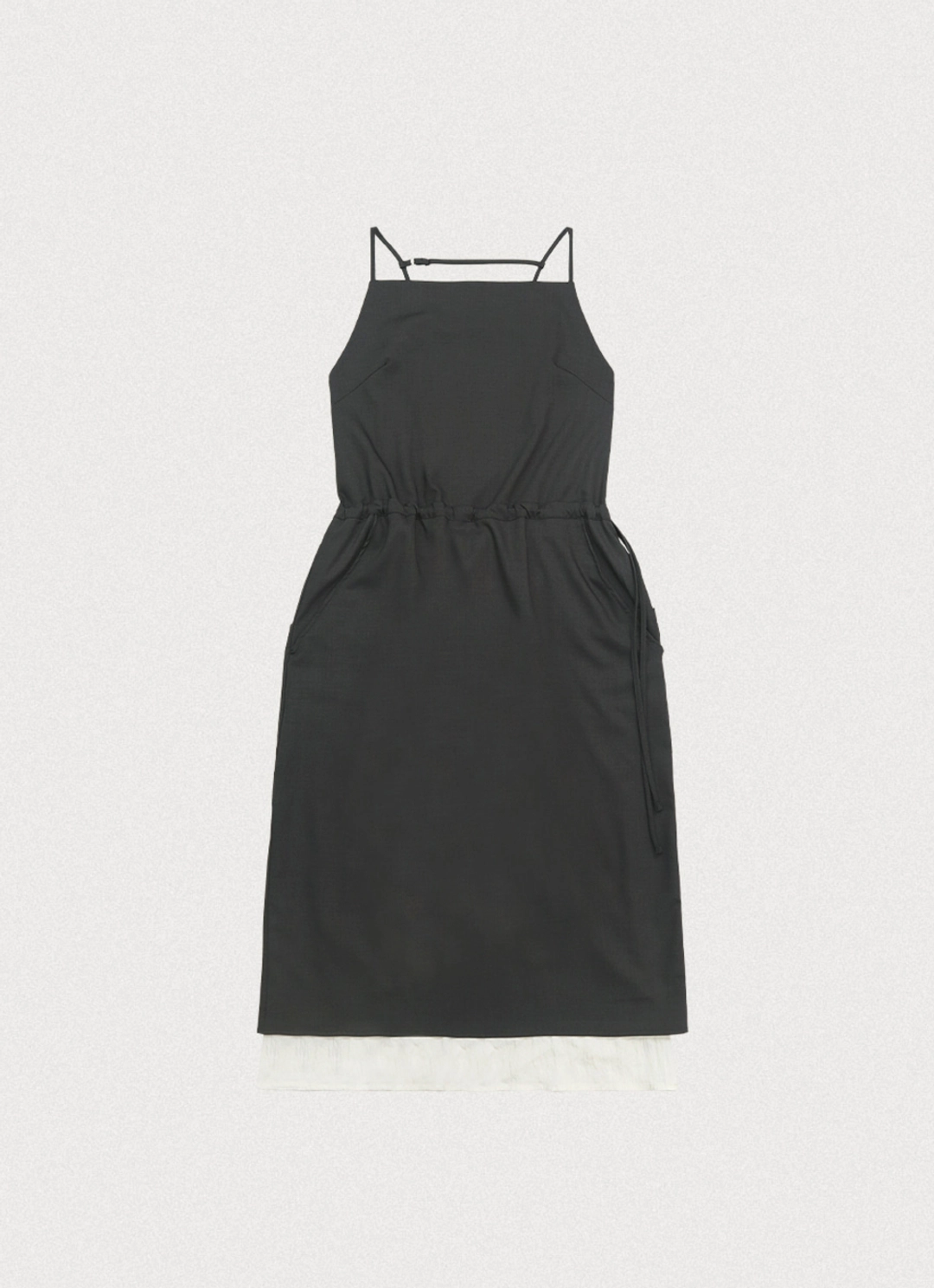 포에토 Reflect drape dress - charcoal 상품 이미지 3