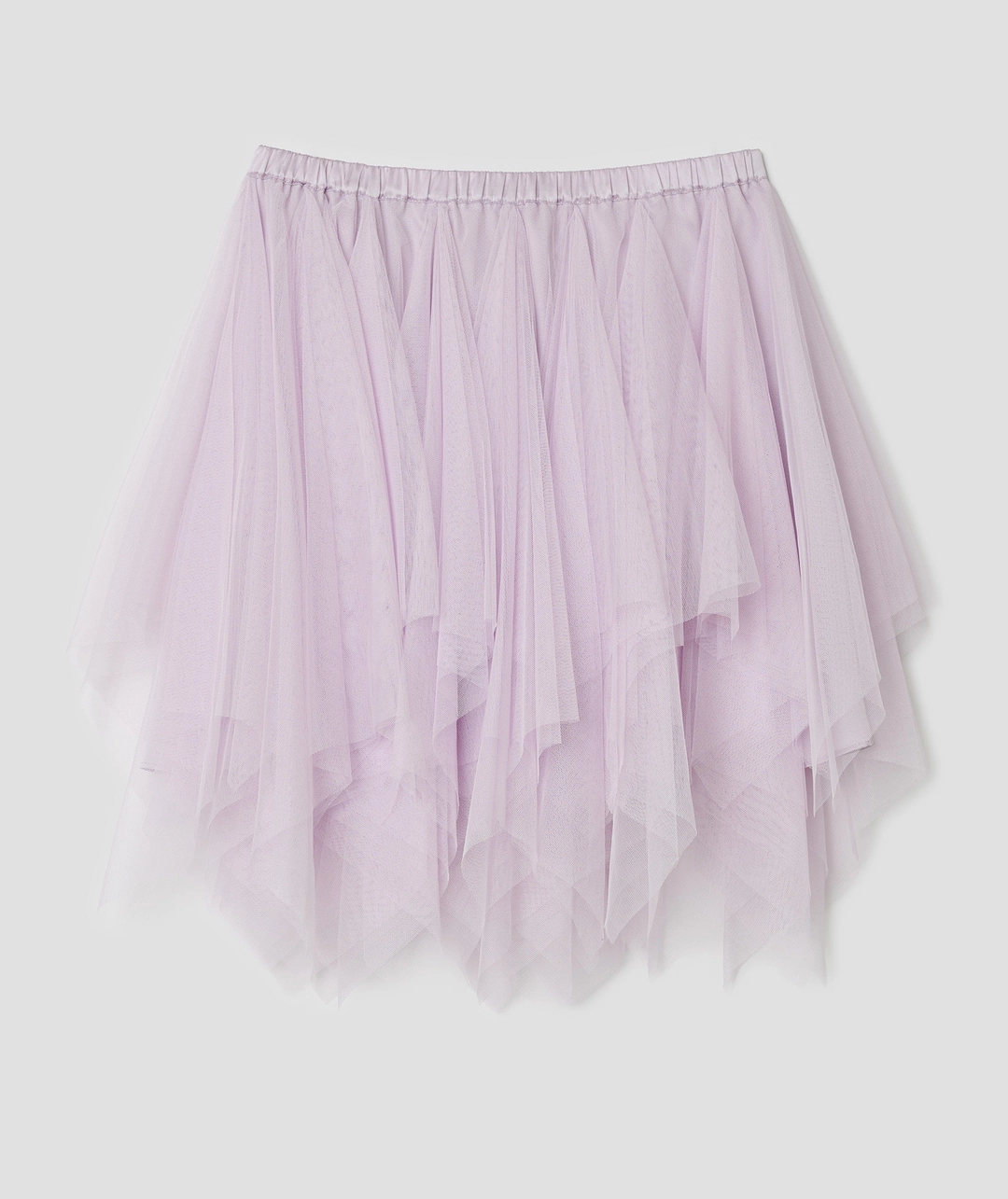 타입서비스 Asymmetric Mesh Skirt [Purple] 상품 이미지 1