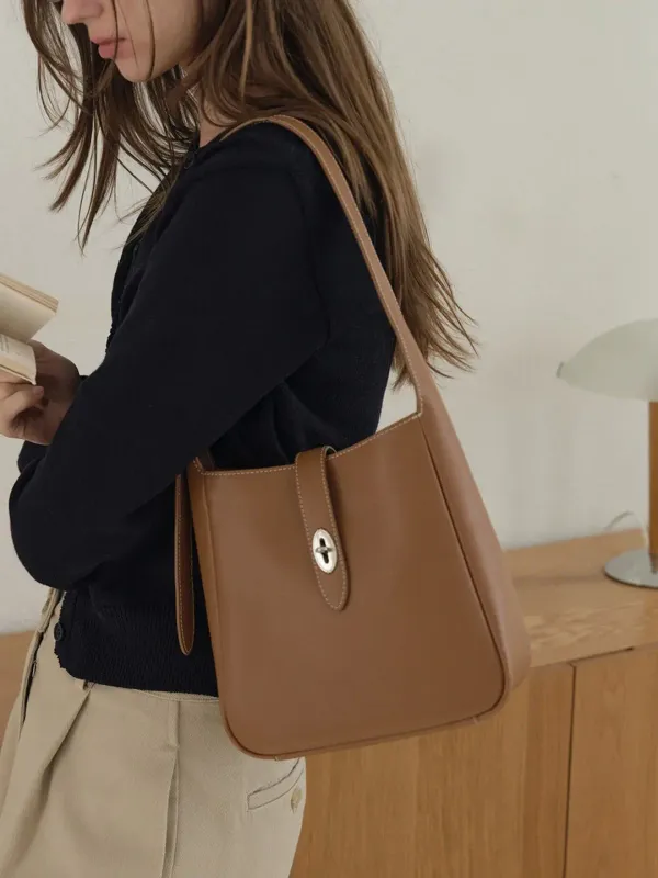 Classic Belt Mini Shoulder Tan Brown