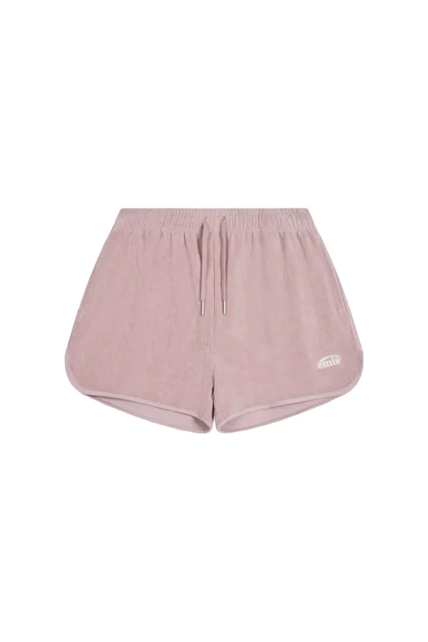(W) TERRY SHORTS-PINK