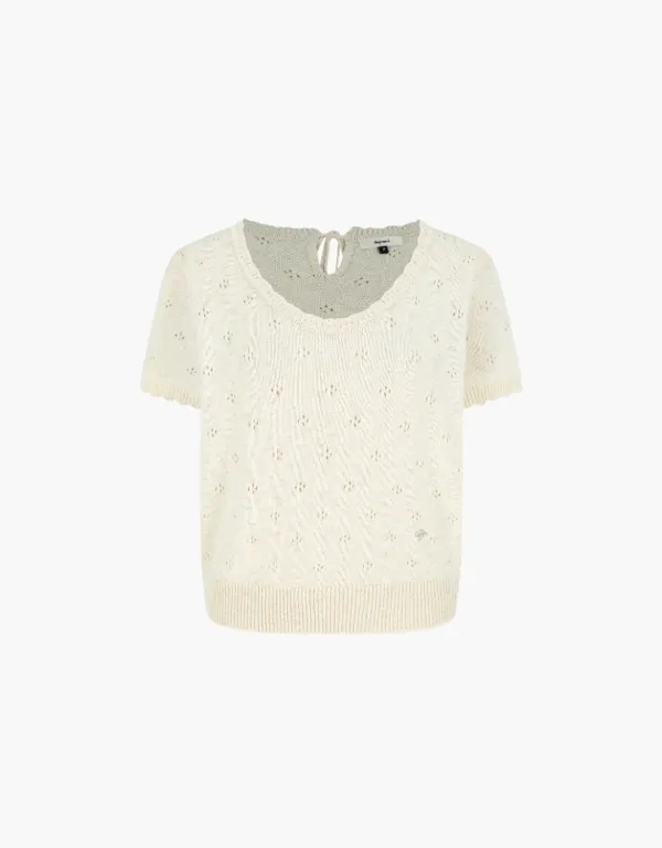 back string skashi pullover - natural