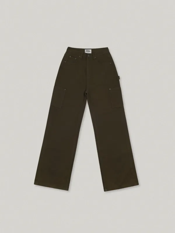 Dia Carpenter Pants - Khaki디아 카펜터 팬츠