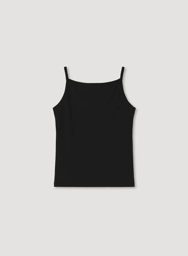 LAV COTTON SLEEVELESS_BLACK