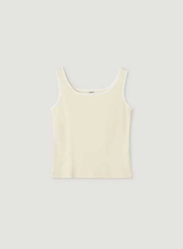 VONNY EDGE SLEEVELESS_CREAM YELLOW