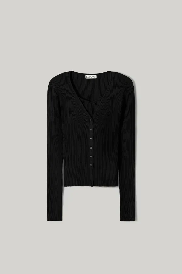 Matiere Knit Cardigan Set-up