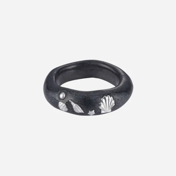 ceto ring-pearl black