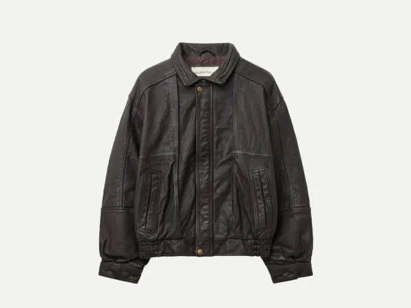 Via Coin leather jumper (Brown)