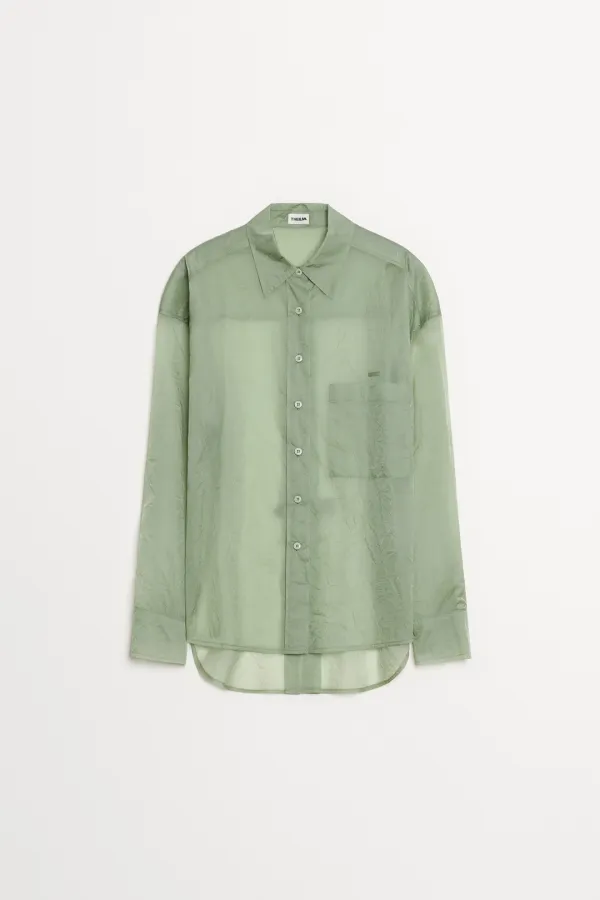 Philip Wrinkle Shirt white, mint