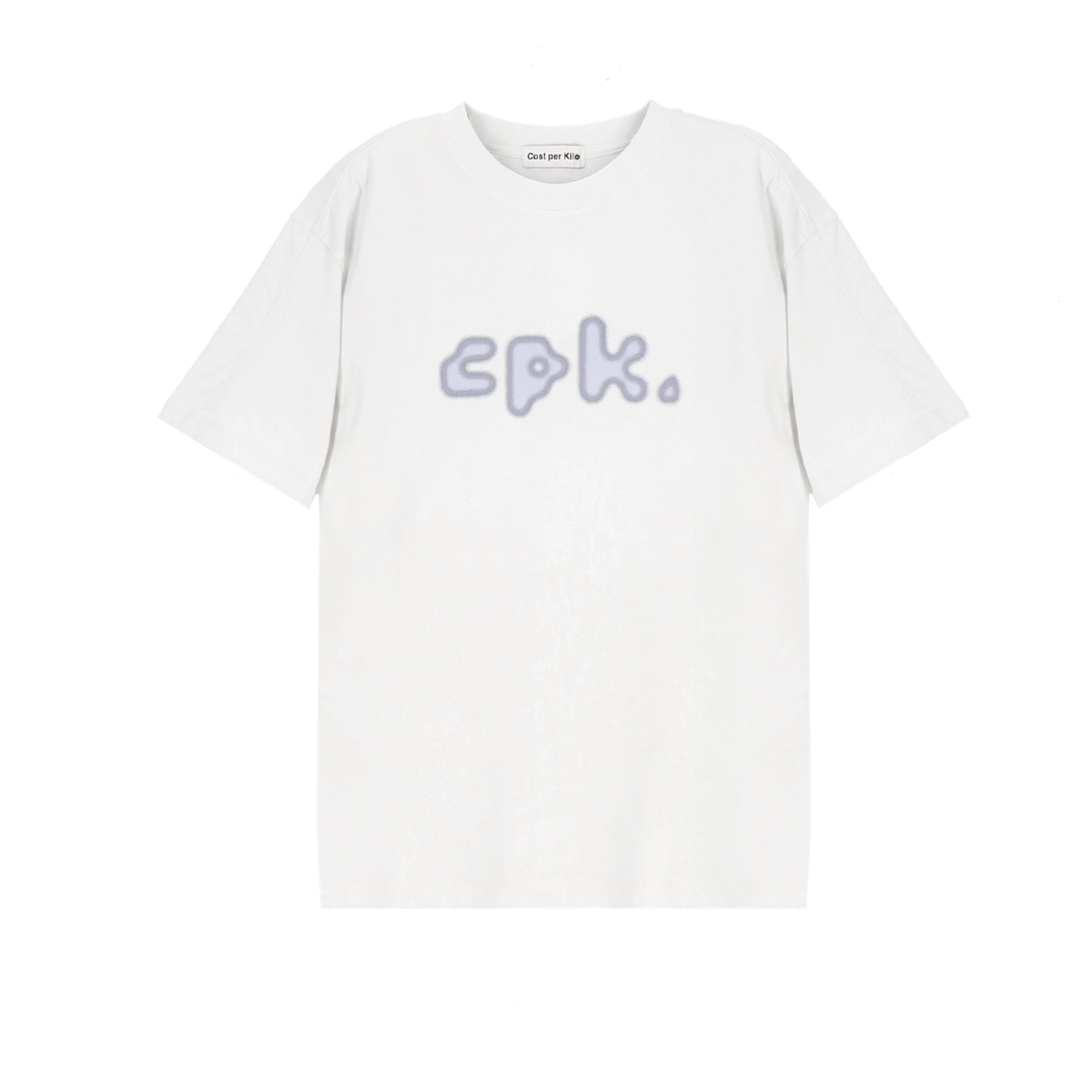 코스트퍼킬로 Techno Logo S/S Tee WHITE 상품 이미지 2