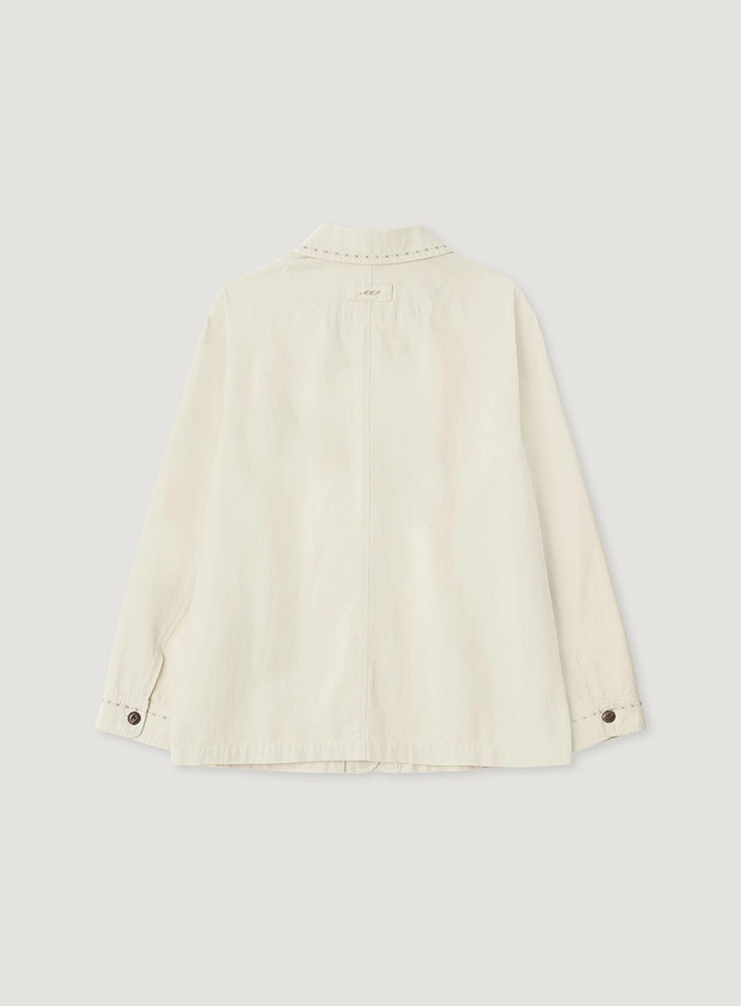 망고매니플리즈 PEANUT WASHED JACKET_MILK BEIGE 상품 이미지 1