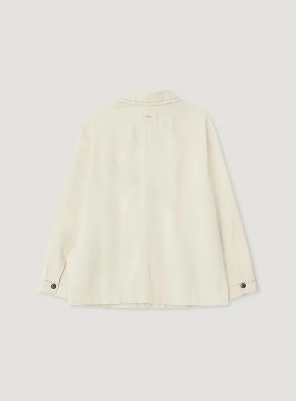 PEANUT WASHED JACKET_MILK BEIGE
