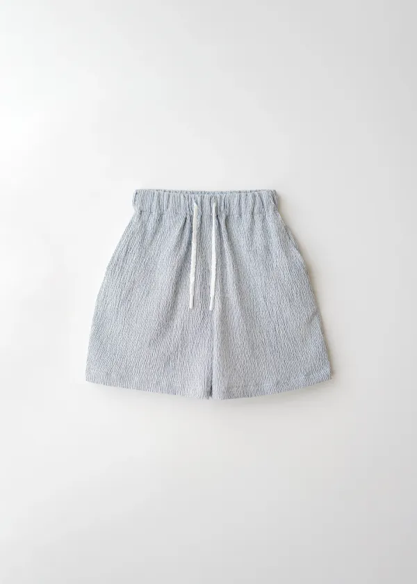 Clam short pants (blue)