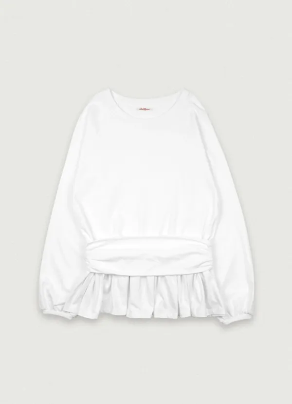 Vila Frill Layered Tee [ivory]