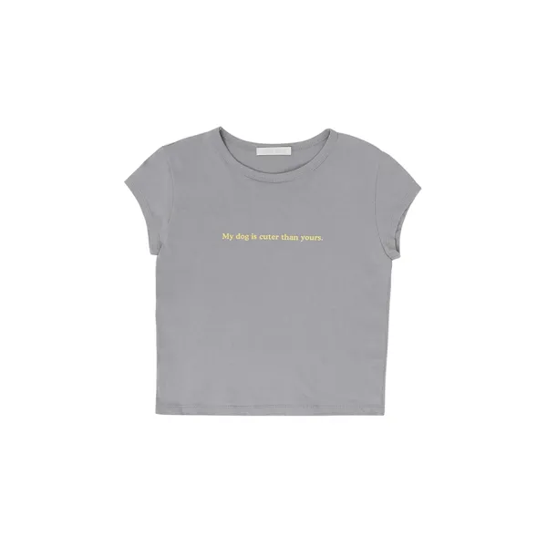PAWPAW Lettering T-shirt (space silver)