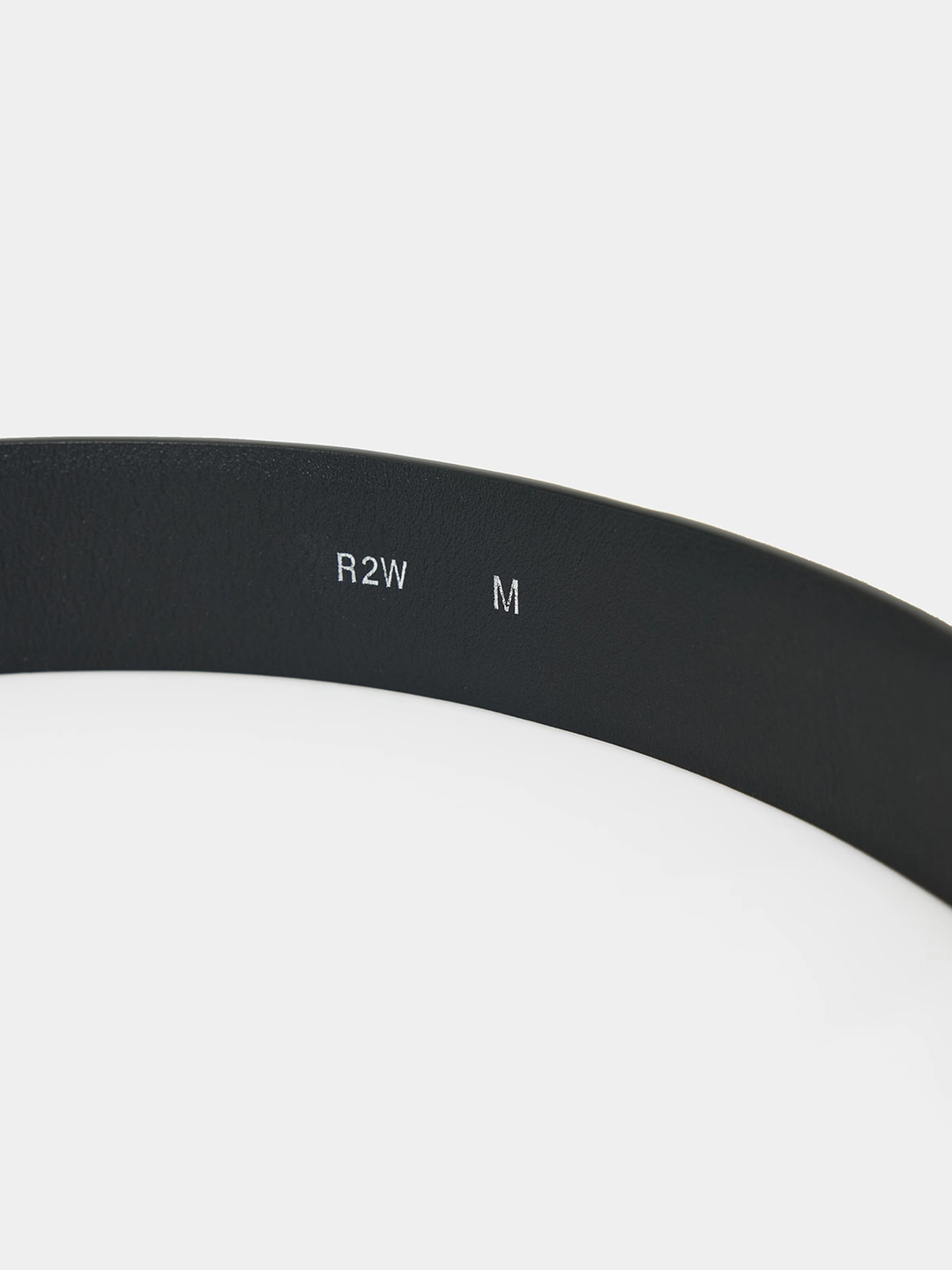 알투더블유 31 Round square leather belt - Black(Gold) 상품 이미지 3