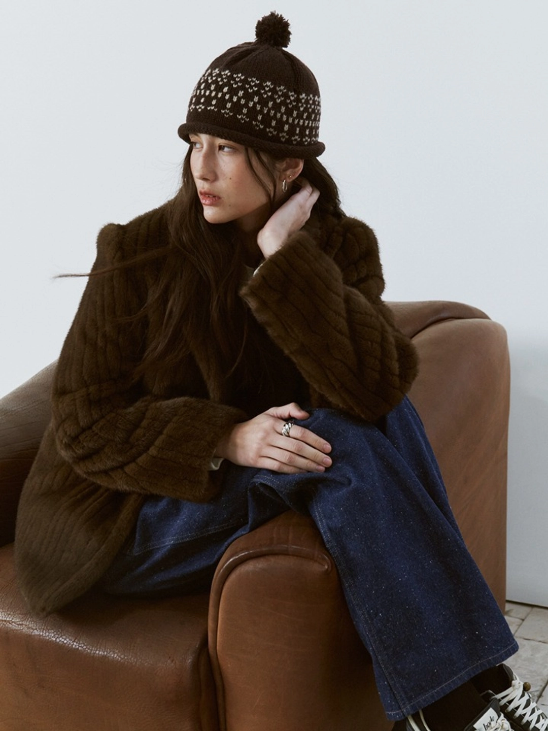 프리터 Belle Rollup Beanie 3Color_F254HT03 상품 이미지 2