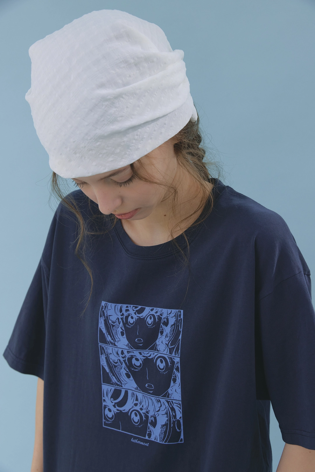 헤더먼트 hether panorama tee (navy) 상품 이미지 1