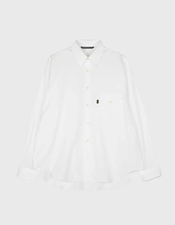 SPORT WASHED GIZA OXFORD SHIRT / White