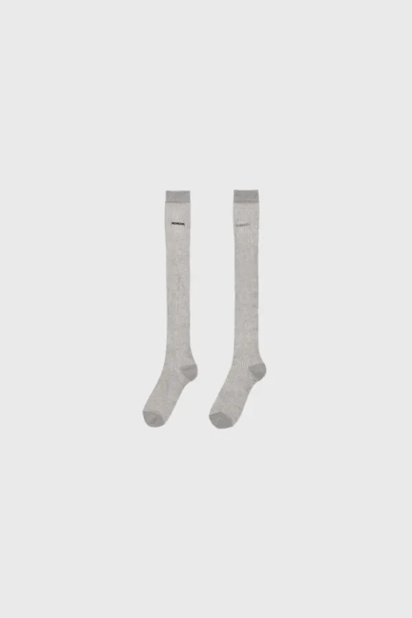 Sheer Socks (Light Gray / Dark Gray)