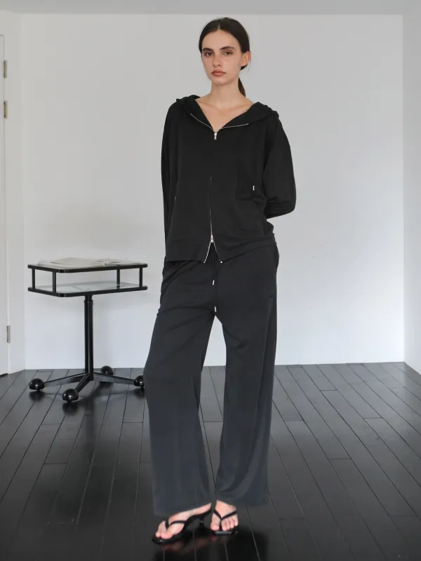 Modal string pants (차콜블랙)