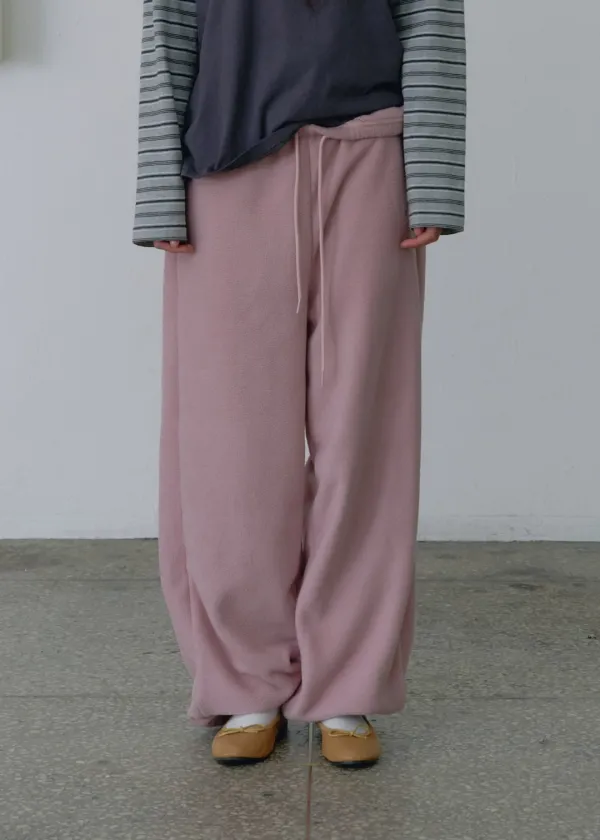 [10/13 예약배송] Fleece Pants_Pink