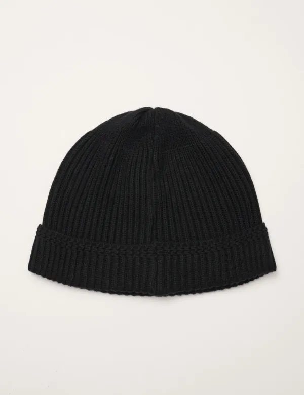 Signature Wool Beanie (Black)