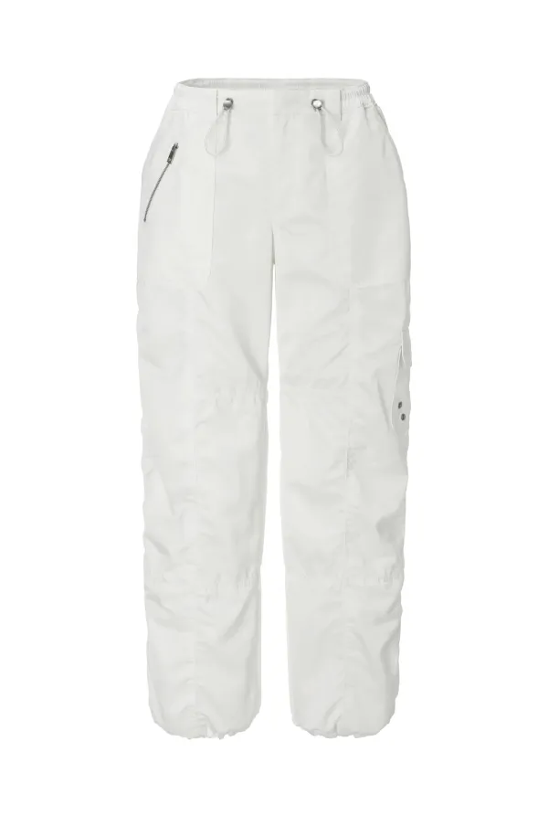Satin cargo pants