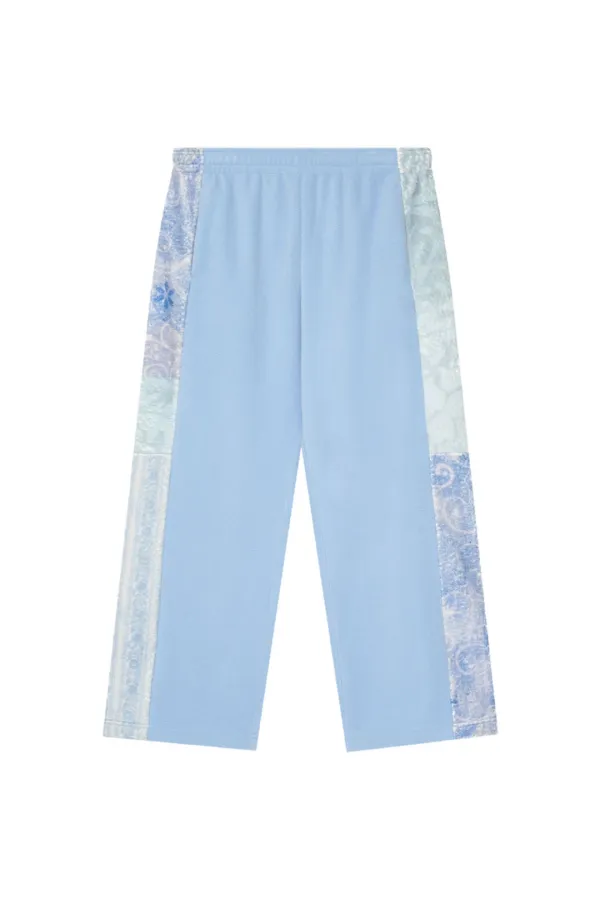 FLEECE PANEL SWEATPANTS (BLUE)