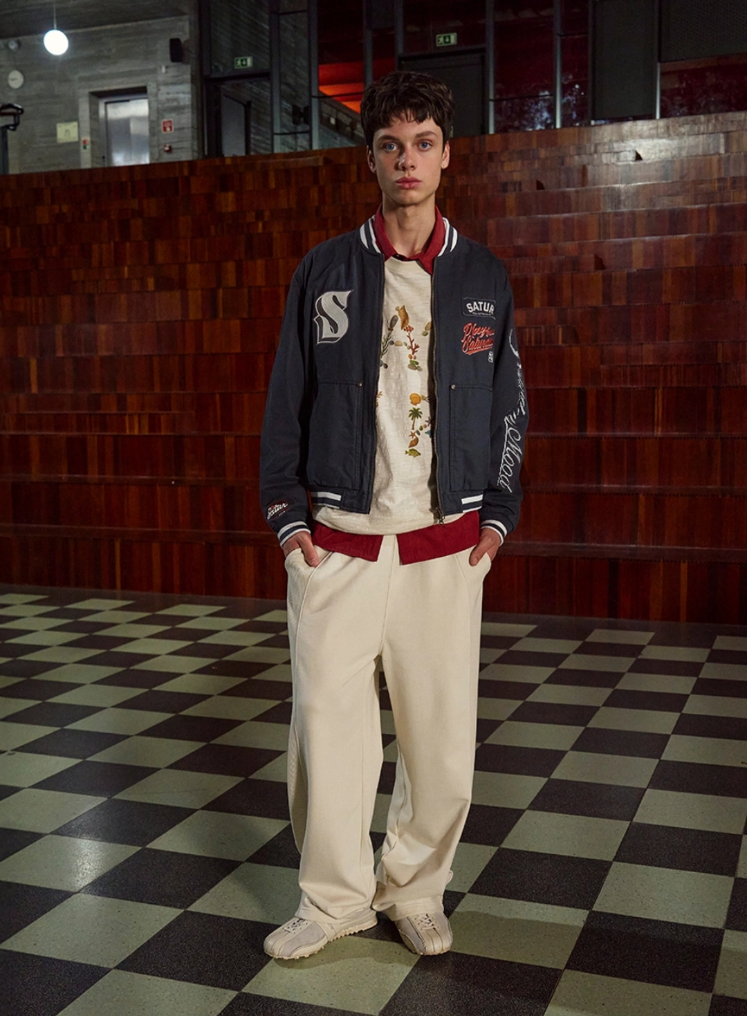 세터 Panel Track Pants - Cream 상품 이미지 3