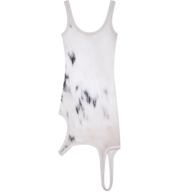 Asymmetric dress (Ivory)