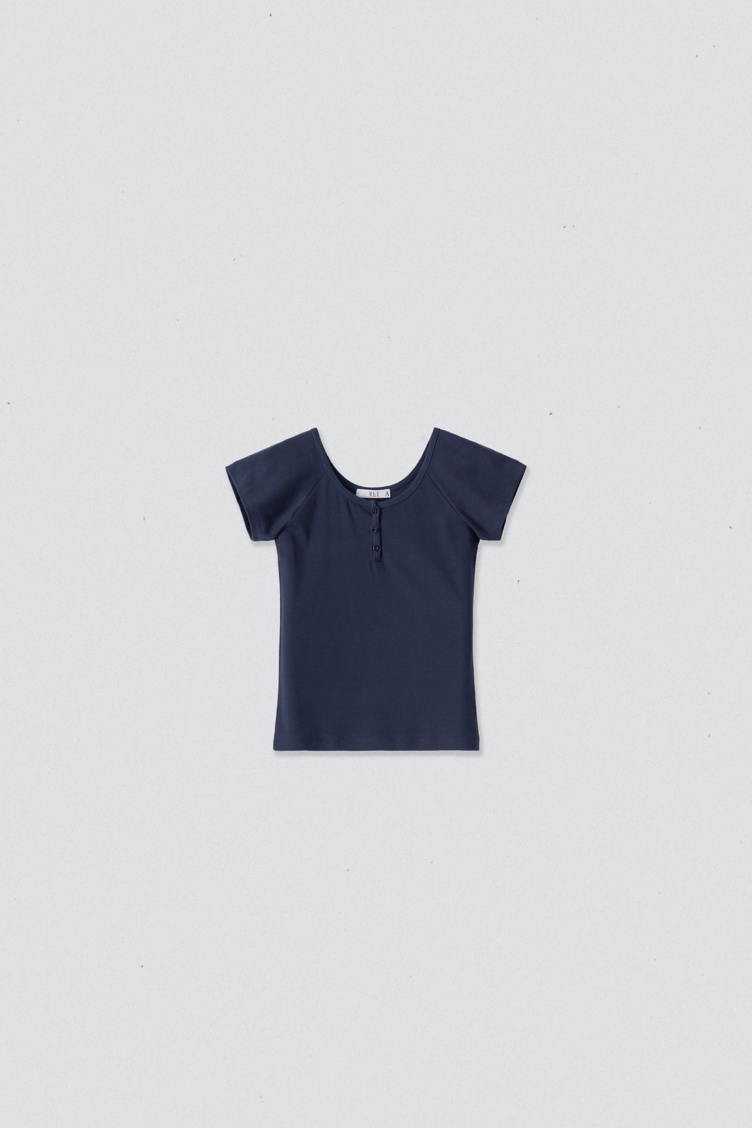 스앨더 26341_Fine ribbed buttoned top TD 상품 이미지 1