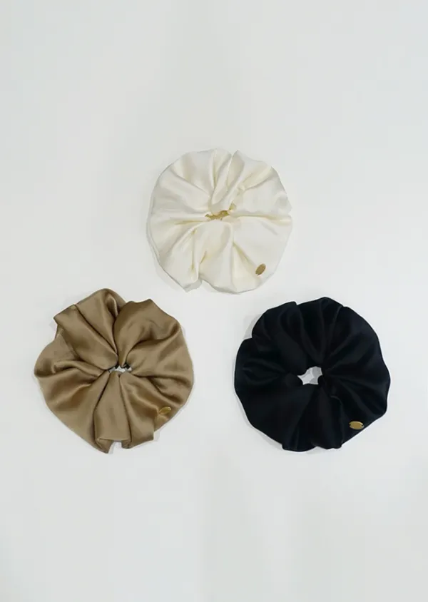 silky scrunchie-3color