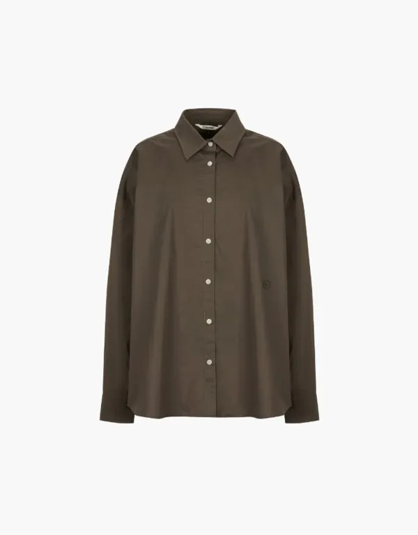oversized shirts - brown