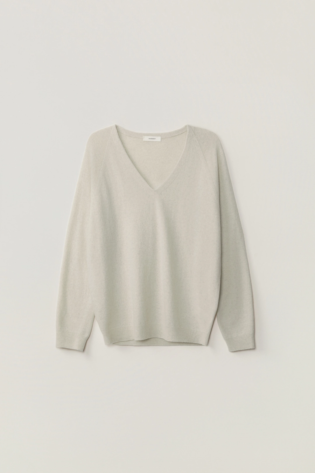 세이지먼트 HOPE CASHMERE V-NECK KNIT_OATMEAL 상품 이미지 3