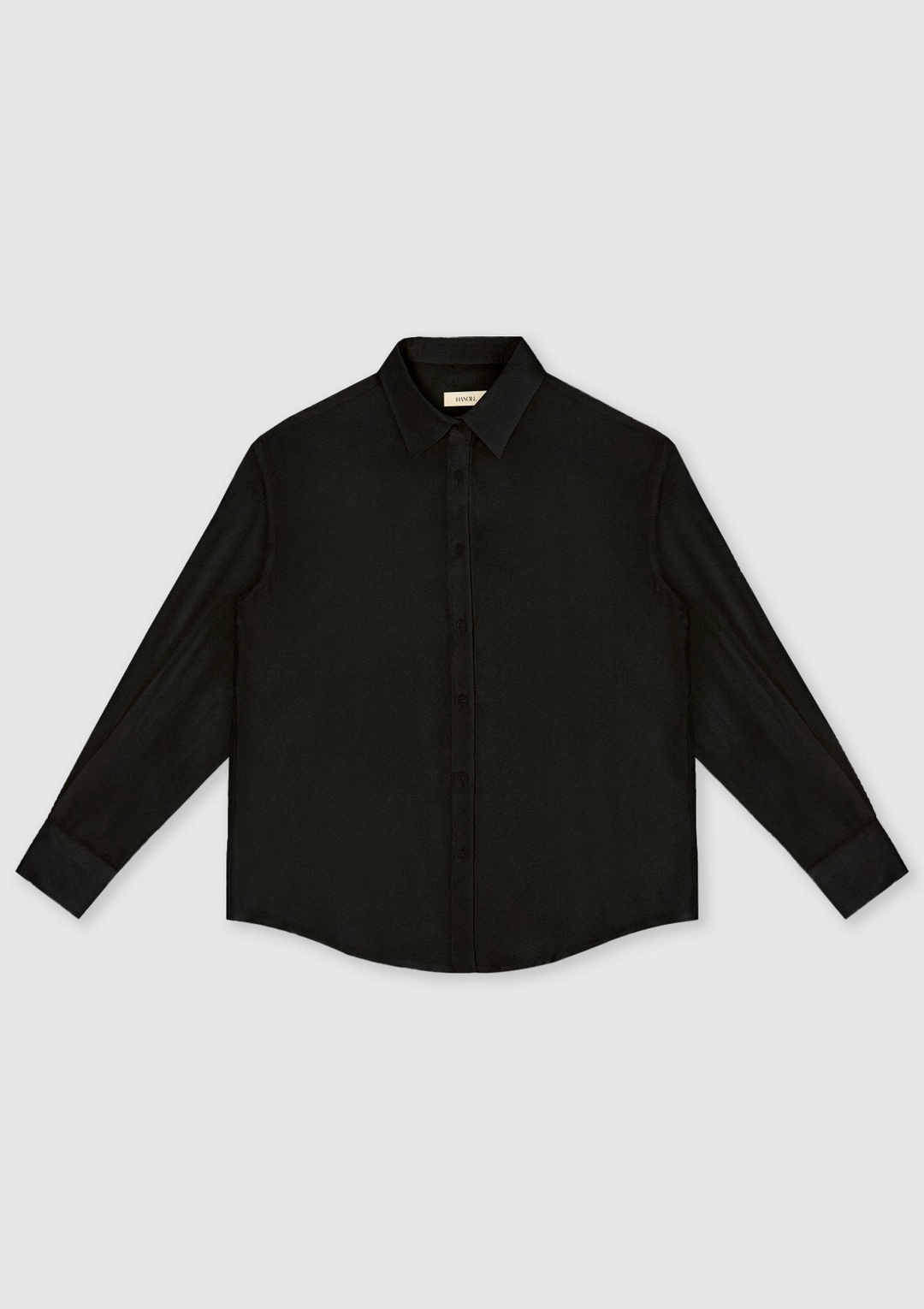 한올 Muslin Shirt (Black) 상품 이미지 3