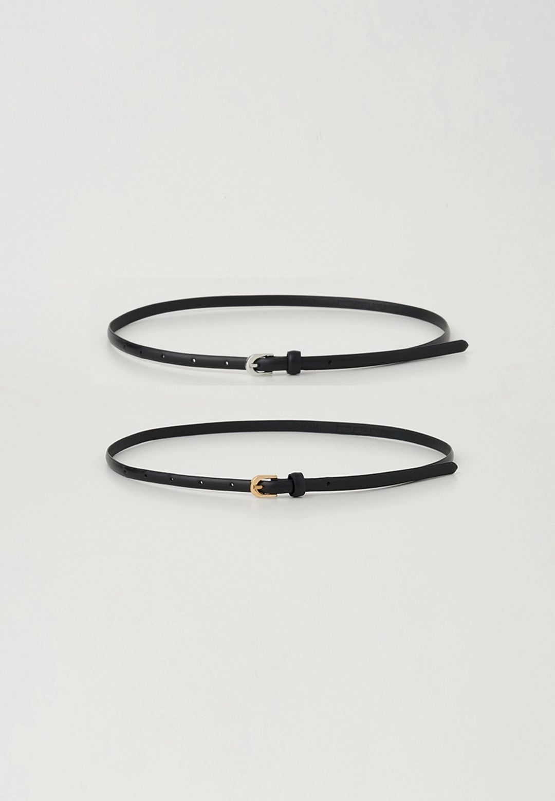 노티아 10MM CLASSIC ITALIAN LEATHER BELT - 2COLORS 상품 이미지 1