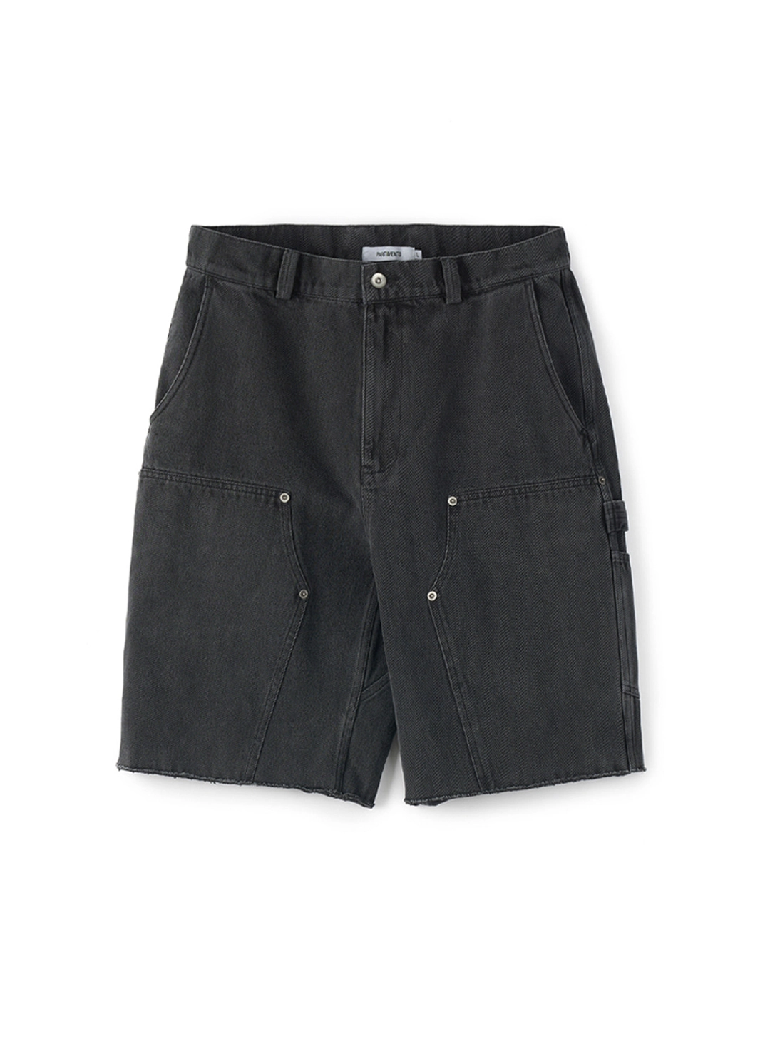 파르티멘토 Cut-Off Carpenter Shorts_Washed Black 상품 이미지 1